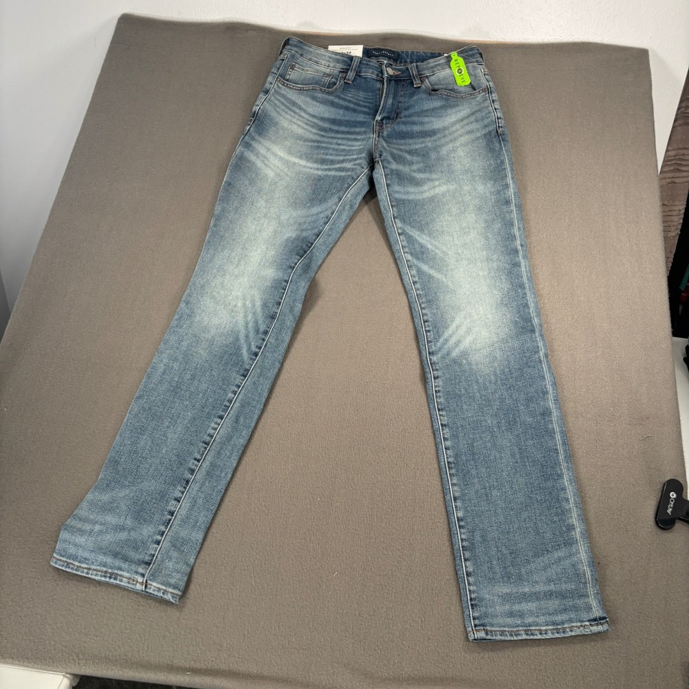 Aeropostale Aero2 Premium Air Denim Straight Jeans Mens 30x34 Blue 129268